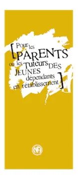 Pour les parents ou tuteurs des jeunes dépendants en rétablissement