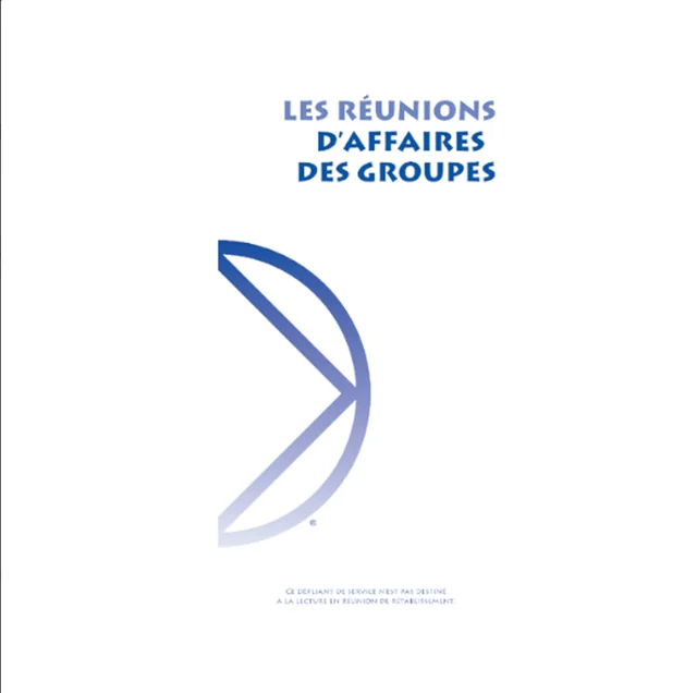 Les réunions d'affaire des groupes